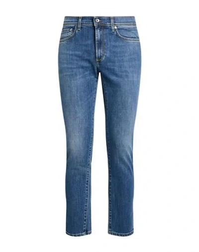 0/zero Construction Man Jeans Blue Size 31 Cotton, Elastane