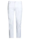 0/zero Construction Man Pants White Size 30 Cotton, Elastane