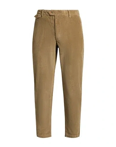 0/zero Construction Man Pants Beige Size 30 Cotton, Elastane In Brown