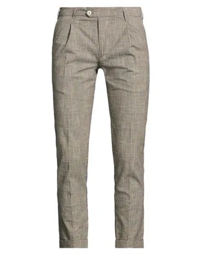 0/zero Construction Man Pants Black Size 33 Cotton, Polyester, Linen In Brown