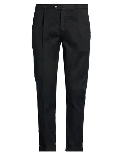 0/zero Construction Man Pants Black Size 33 Linen, Cotton, Elastane