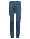 0/zero Construction Man Pants Blue Size 31 Cotton, Elastane In Blue
