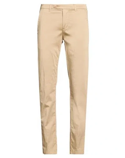 0/zero Construction Man Pants Camel Size 30 Cotton, Elastane In Beige
