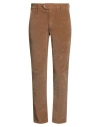 0/zero Construction Man Pants Camel Size 31 Cotton, Elastane In Brown