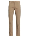0/zero Construction Man Pants Camel Size 31 Cotton, Elastane In Brown