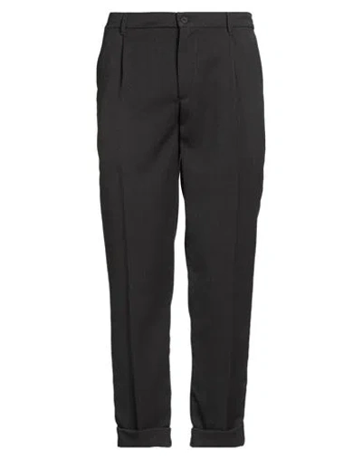 0/zero Construction Man Pants Charcoal Size 33 Polyester, Viscose In Black