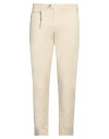 0/zero Construction Man Pants Cream Size 34 Cotton, Elastane In White