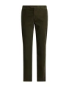 0/zero Construction Man Pants Dark Green Size 38 Cotton, Elastane In Green