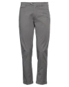 0/zero Construction Man Pants Lead Size 40 Cotton, Lycra, Elastane In Grey