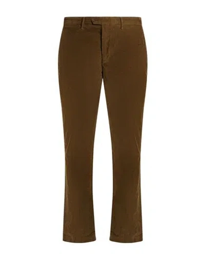 0/zero Construction Man Pants Light Brown Size 38 Cotton, Elastane In Multi