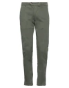 0/zero Construction Man Pants Military Green Size 30 Cotton, Elastane In Green