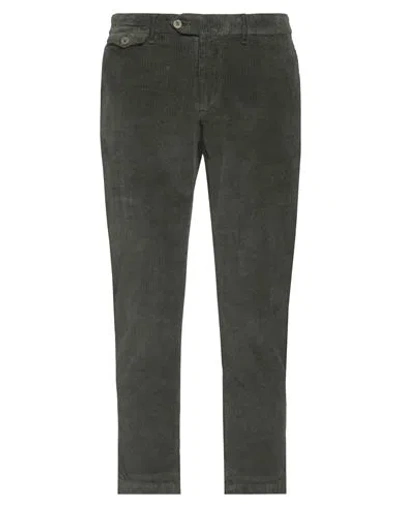 0/zero Construction Man Pants Military Green Size 34 Cotton, Elastane In Green