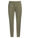 0/zero Construction Man Pants Military Green Size 30 Cotton, Elastane In Green