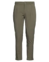 0/zero Construction Man Pants Military Green Size 34 Viscose, Linen In Green