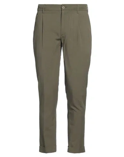 0/zero Construction Man Pants Military Green Size 34 Viscose, Linen