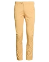 0/zero Construction Man Pants Mustard Size 31 Cotton, Elastane In Yellow