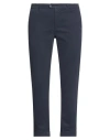 0/zero Construction Man Pants Navy Size 31 Cotton, Lycra, Elastane In Navy Blue