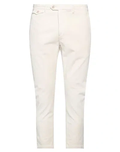 0/zero Construction Man Pants Off White Size 34 Cotton, Elastane