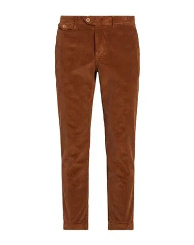 0/zero Construction Man Pants Tan Size 30 Cotton, Elastane In Brown