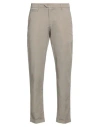 0/zero Construction Man Pants Taupe Size 29 Cotton, Elastane In Grey