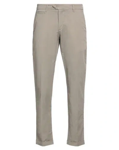 0/zero Construction Man Pants Taupe Size 29 Cotton, Elastane In Grey