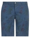 0/zero Construction Man Shorts & Bermuda Shorts Blue Size 31 Cotton, Elastane In Blue