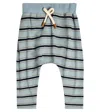 1+ In The Family Baby Alfred Striped Cotton Sweatpants In Nantucket