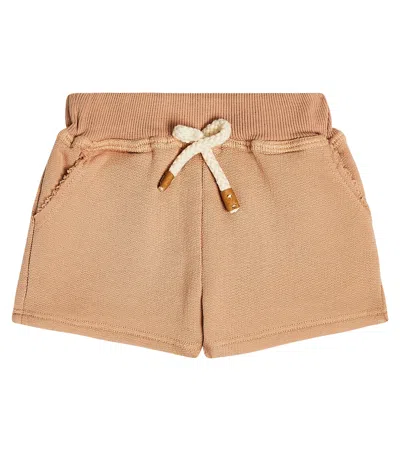 1+ In The Family Baby Ava Cotton Shorts In Rose