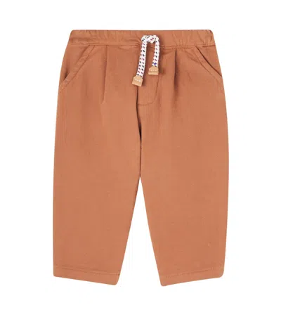 1+ In The Family Baby Blas Cotton Twill Pants In Pink