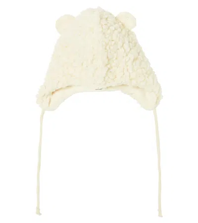 1+ In The Family Baby Bruno Teddy Hat In White