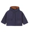 1+ In The Family Baby Camilla Hooded Jacket In Blue