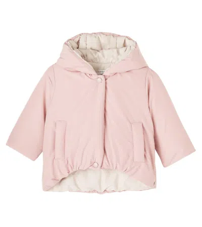 1+ In The Family Baby Camilla Hooded Jacket In Pink