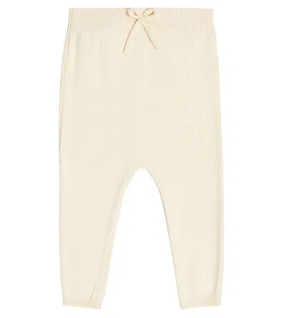 1+ In The Family Baby Dido Cotton Leggings In Ecru