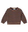 1+ In The Family Baby Dirk Striped Cotton-blend Sweater In Multi