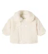 1+ In The Family Baby Emilia Teddy Jacket In Neutral