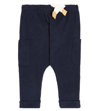 1+ In The Family Baby Greg Cotton-blend Sweatpants In Blue