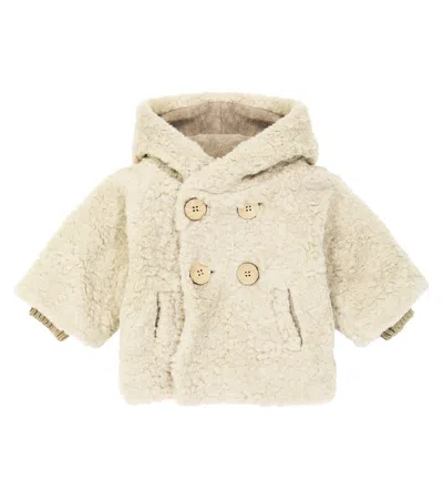 1+ In The Family Baby Guido Faux Shearling Jacket In White