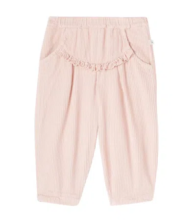 1+ In The Family Baby Lucie Cotton Corduroy Pants In Pink