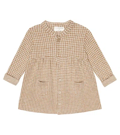 1+ In The Family Baby Mariona Cotton-blend Dress In Caramel