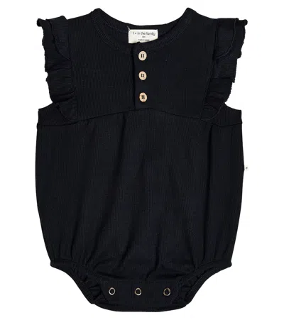 1+ In The Family Baby Spieler Melania Aus Baumwoll-jersey In Blue-notte