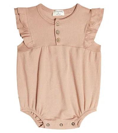 1+ In The Family Baby Spieler Melania Aus Baumwoll-jersey In Rose