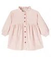 1+ In The Family Baby Nathalie Cotton Corduroy Dress In Pink