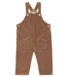 1+ In The Family Baby Pieter Corduroy Overalls In Brown