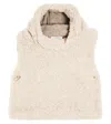 1+ In The Family Baby Saona Faux Shearling Vest In Beige