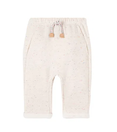 1+ In The Family Baby Tobhias Cotton-blend Pants In Neutral