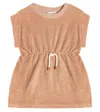 1+ In The Family Baby Victoria Cotton Terry Dress In Rose