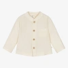 1+ IN THE FAMILY 1 + IN THE FAMILY BOYS IVORY COTTON SHIRT