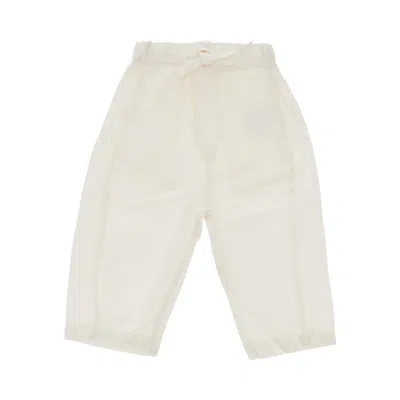 1+ In The Family Cotton Pants Kids In White