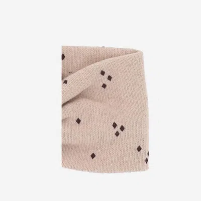 1+ In The Family Dotted Cotton Blend Headband In Pink