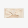 1+ IN THE FAMILY 1 + IN THE FAMILY GIRLS IVORY COTTON BOW HEADBAND